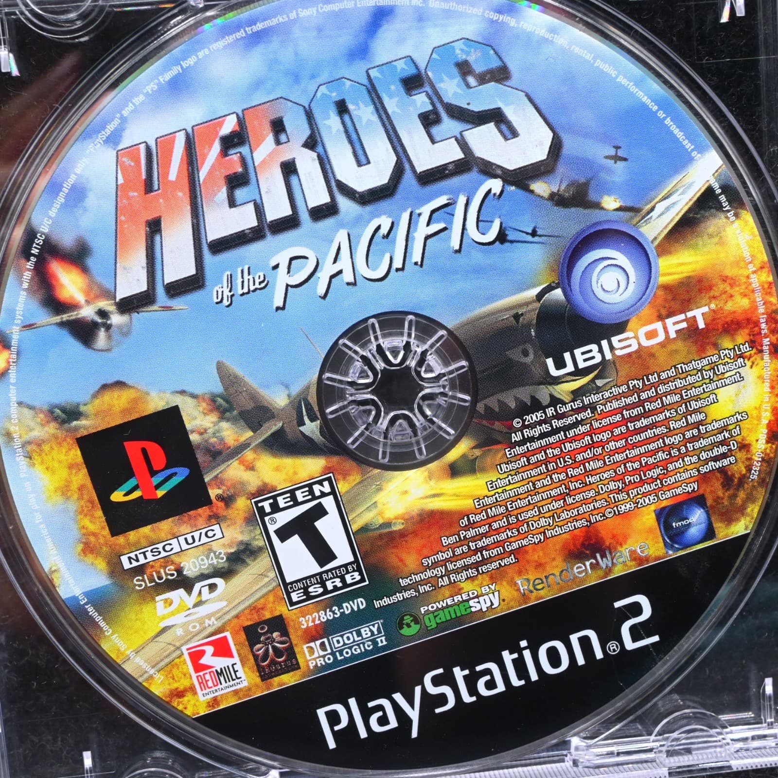 PS2: Heroes of the Pacific (Sony PlayStation 2, 2005) Disc Only Tested & Working - Thumbnail 2