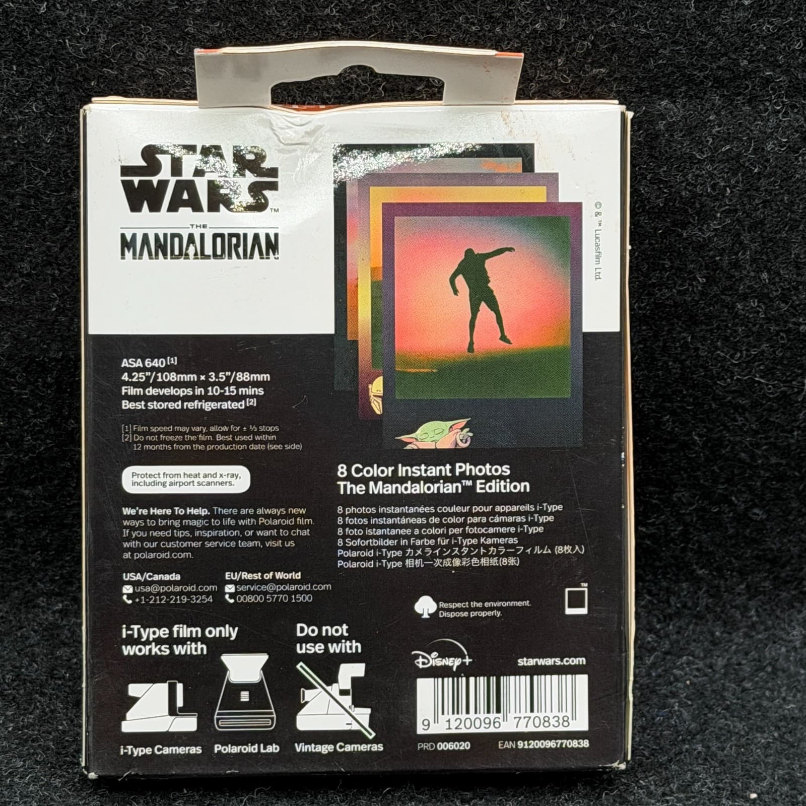 Polaroid i-Type Color Film Star Wars The Mandalorian Edition - EXPIRED - Thumbnail 7