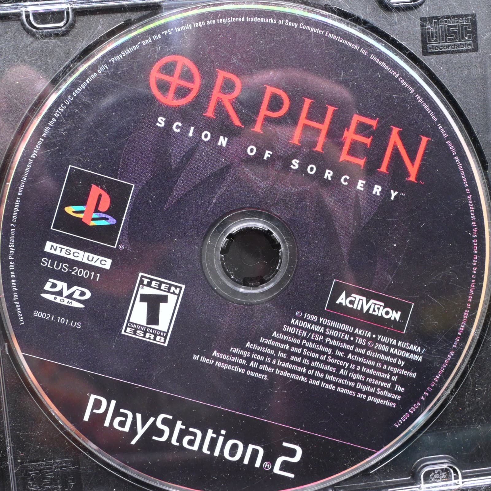 Orphen Scion Of Sorcery (PS2, 2000) Disc Only - Thumbnail 2