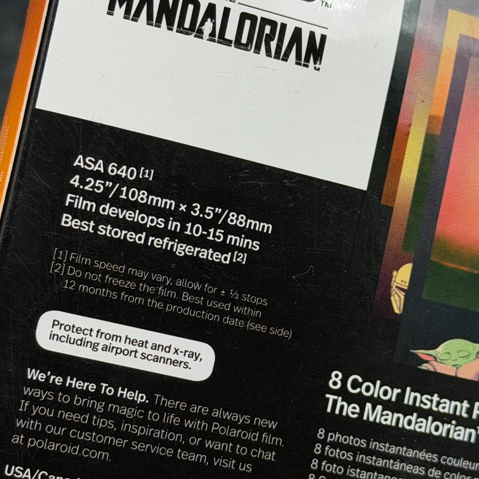 Polaroid i-Type Color Film Star Wars The Mandalorian Edition - EXPIRED - Thumbnail 5
