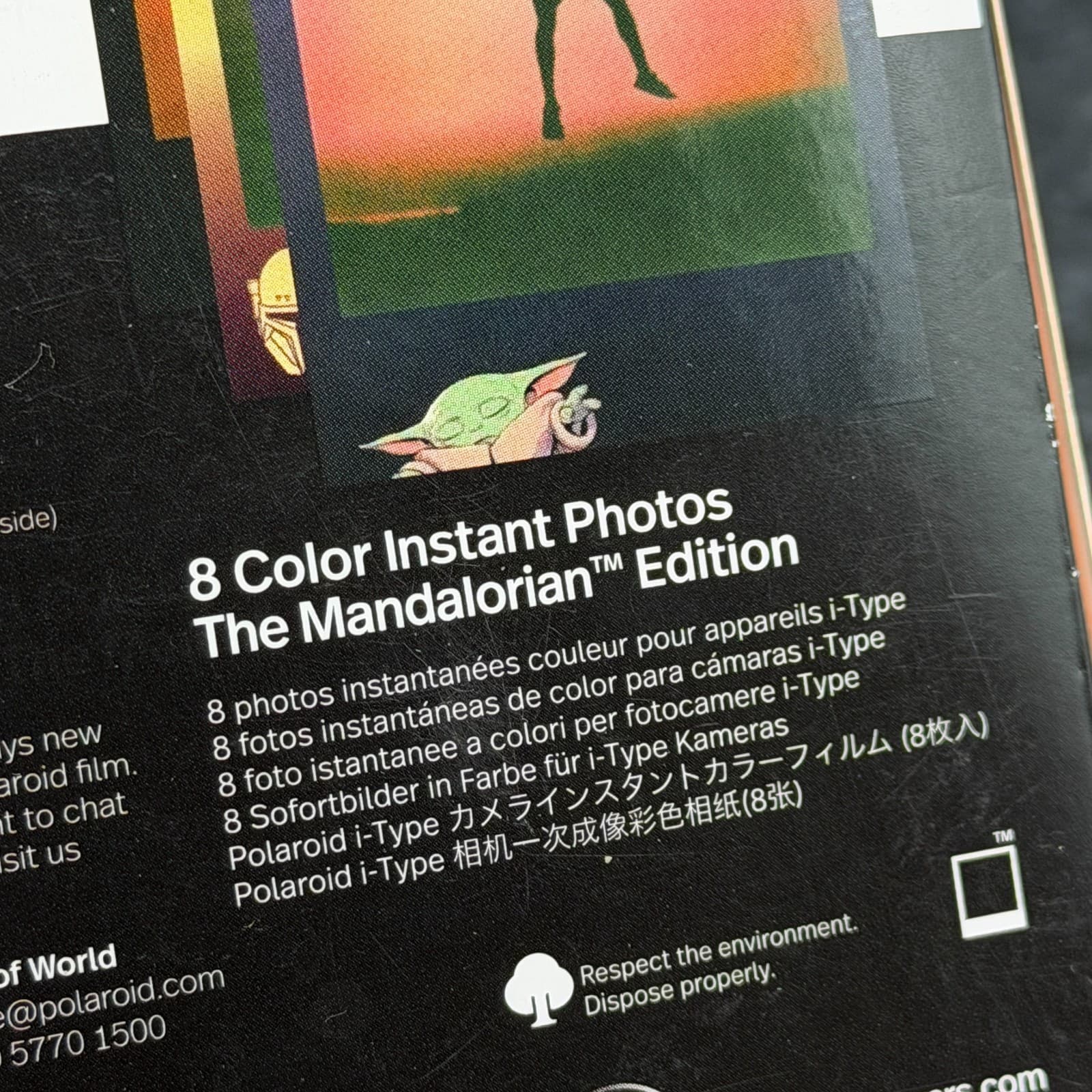 Polaroid i-Type Color Film Star Wars The Mandalorian Edition - EXPIRED - Thumbnail 6
