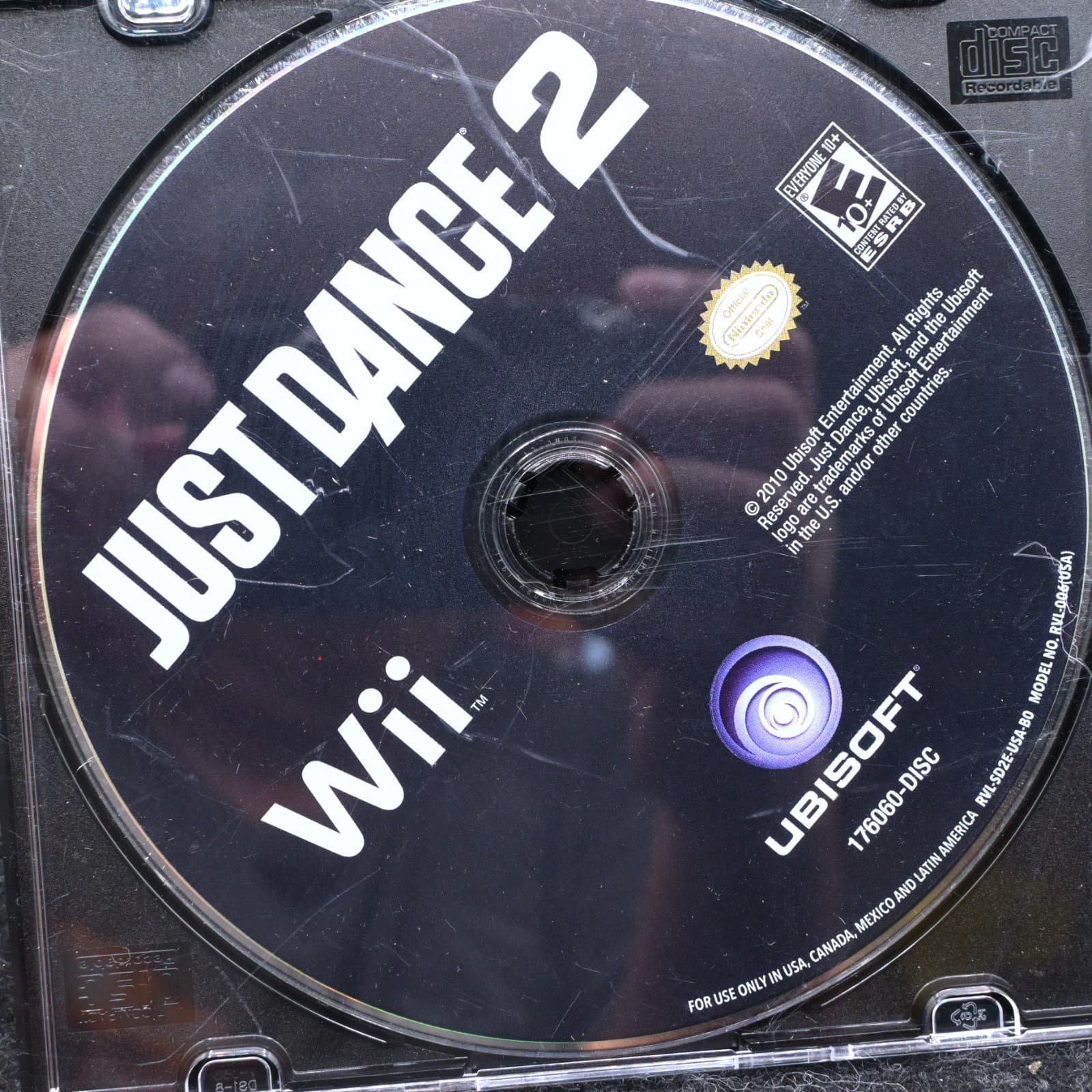 Wii - Just Dance 2 Black Art Nintendo Wii Disc Only - Thumbnail 2