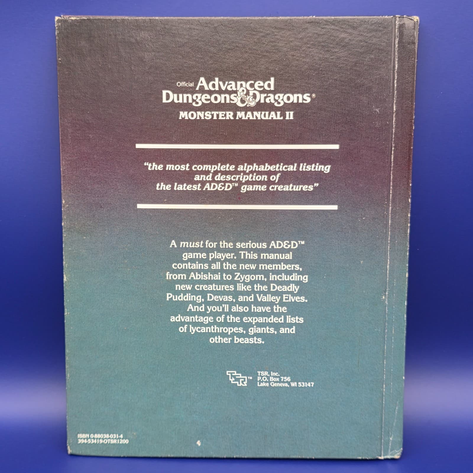 Advanced Dungeons & Dragons Monster Manual 2 II TSR2016 1983 AD&D Book - Thumbnail 8