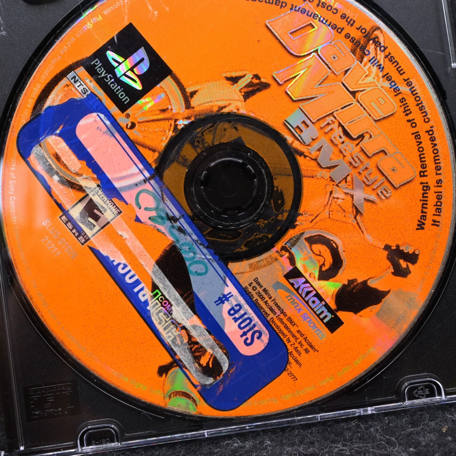 Dave Mirra Freestyle BMX PlayStation PS1 Disc Only - Thumbnail 2