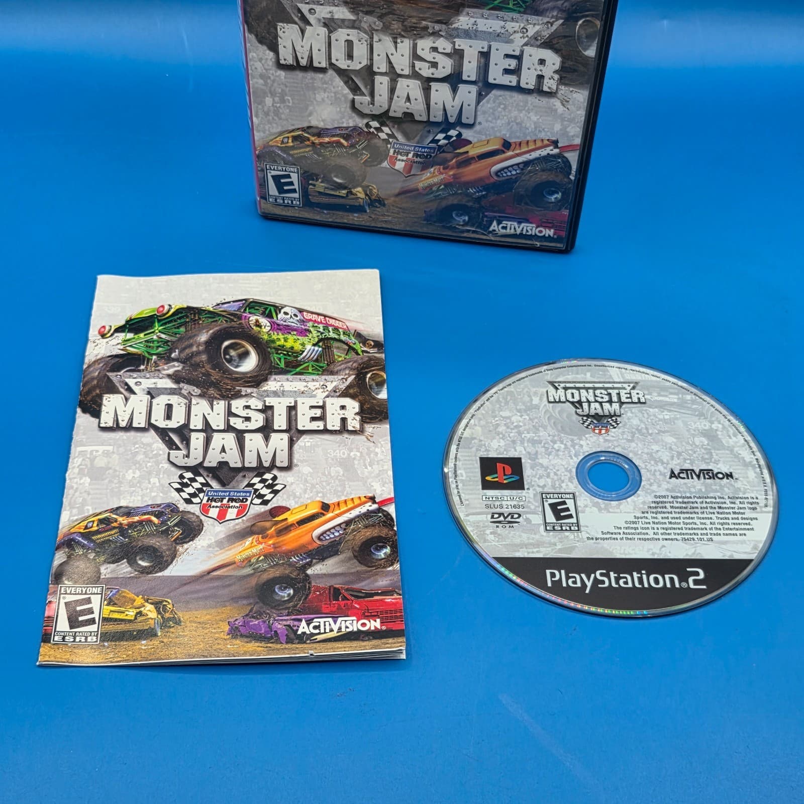 Sony PlayStation 2 PS2 CIB COMPLETE TESTED Monster Jam 2007 - Thumbnail 2