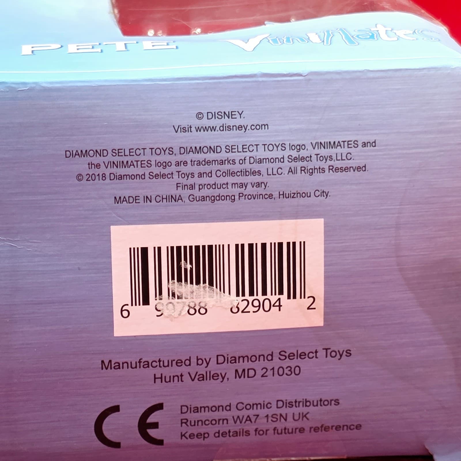 NEW 2018 DISNEY KINGDOM HEARTS VINIMATES DIAMOND SELECT TOYS PETE FIGURE Sealed - Thumbnail 9