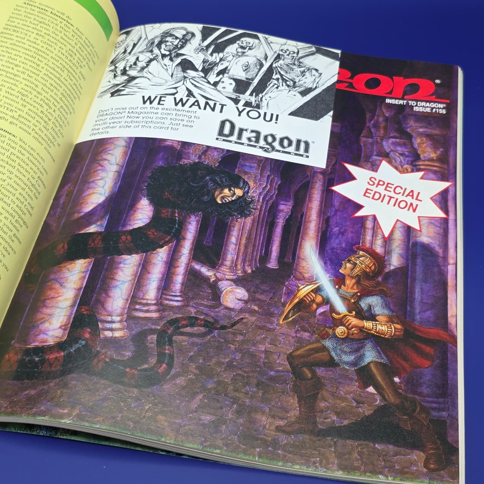 Dragon Magazine #155 VG 4.0 1990 - Thumbnail 3
