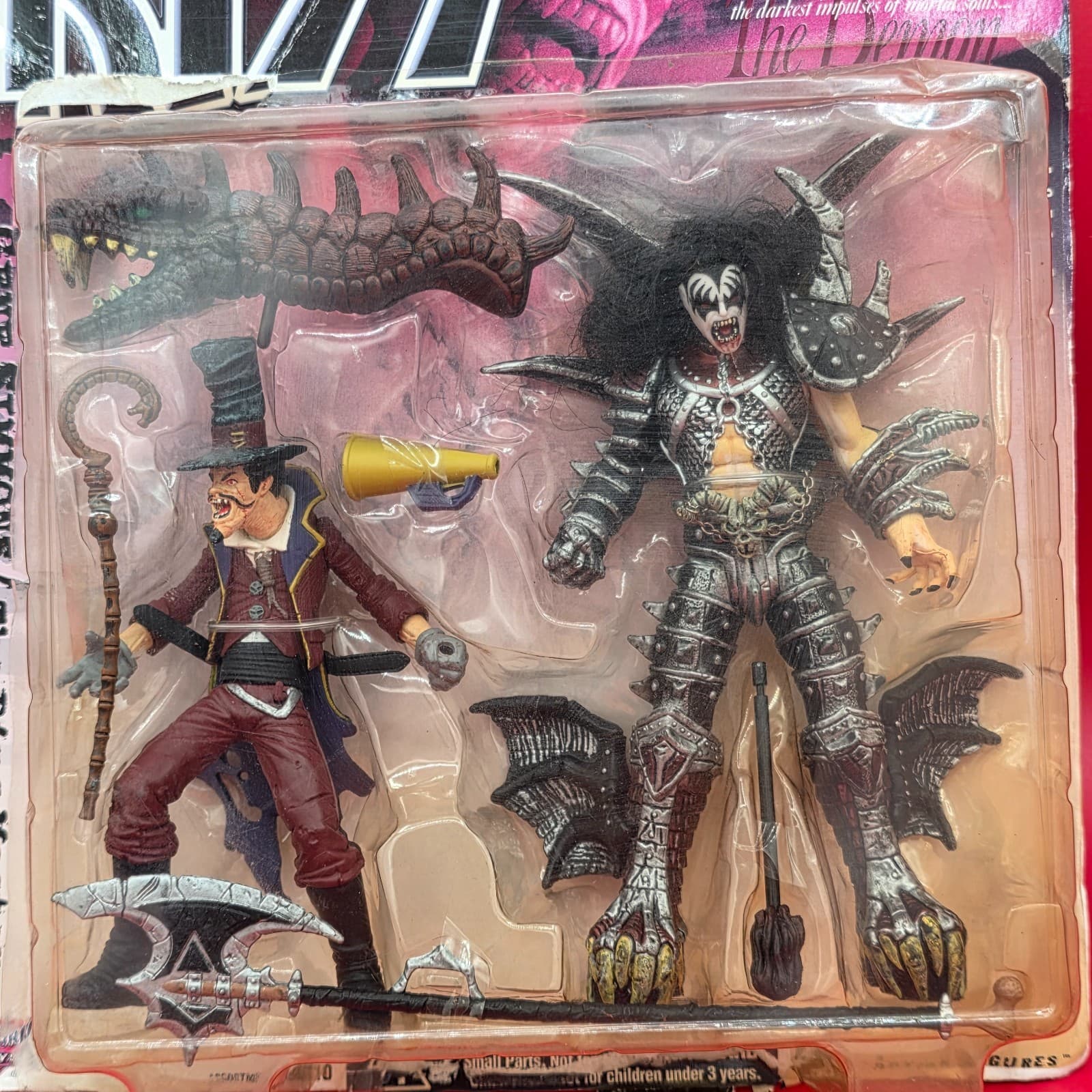 KISS Gene Simmons & The Ring Master Figure Psycho Circus McFarlane BRAND NEW - Thumbnail 2
