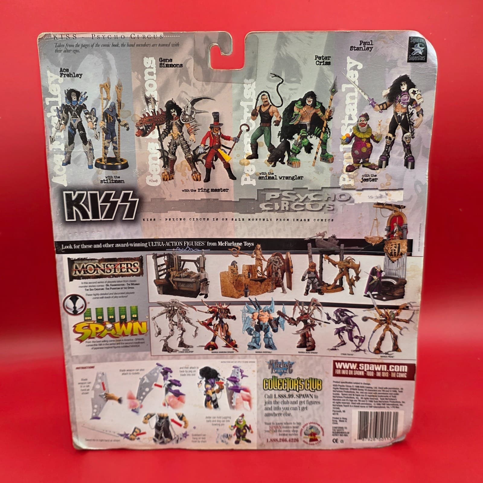 NEW Action Figures McFarlane Kiss Psycho Circus Paul Stanley The Jester - Thumbnail 5