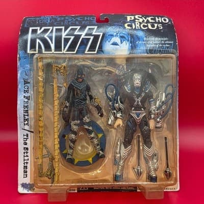 1998 McFarlane Toys KISS Psycho Circus Set Of 4 Ultra Action Figures New BRD - Thumbnail 3