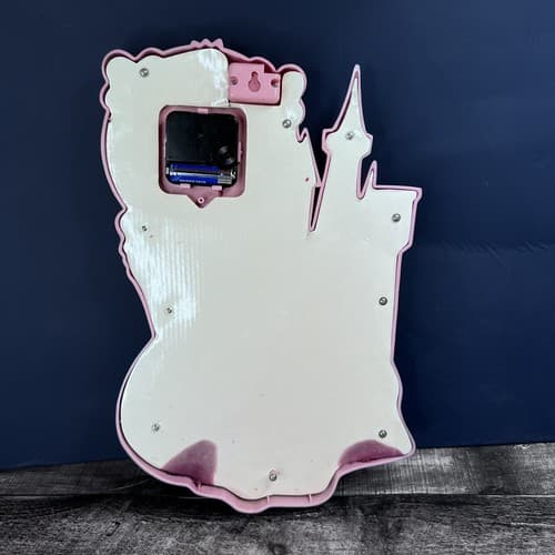 Vintage Disney Princess CINDERELLA BELIEVE IN YOUR DREAMS WALL CLOCK Works - Thumbnail 7