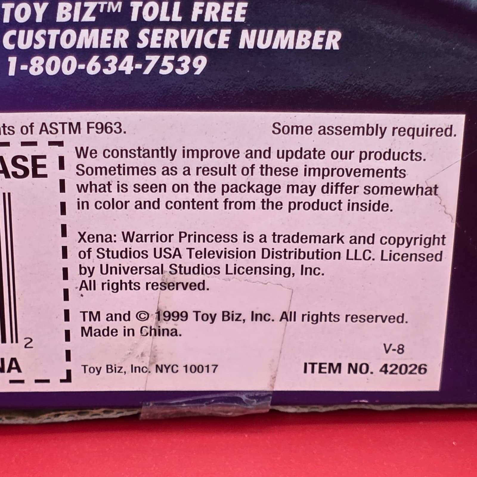 NEW 1999 Toy Biz Xena Warrior Princess WARLORD XENA Armageddon 12” Doll Figure - Thumbnail 10