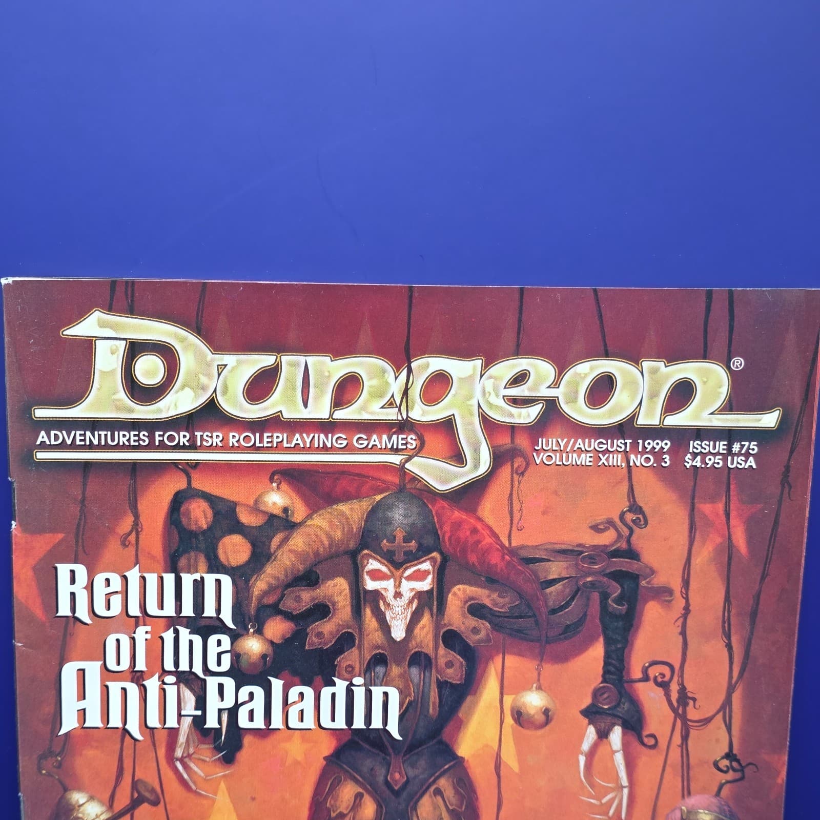 Vintage Dungeon Magazine Issue 75 July August 1999 Adventures TSR RPGs No Labels - Thumbnail 2