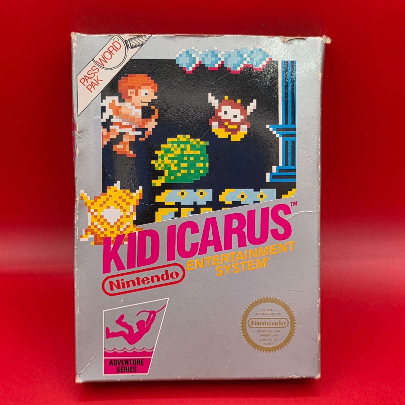Kid Icarus (NES Nintendo 1987) Box & Sleeve Authentic Tested NO MANUAL - Thumbnail 8