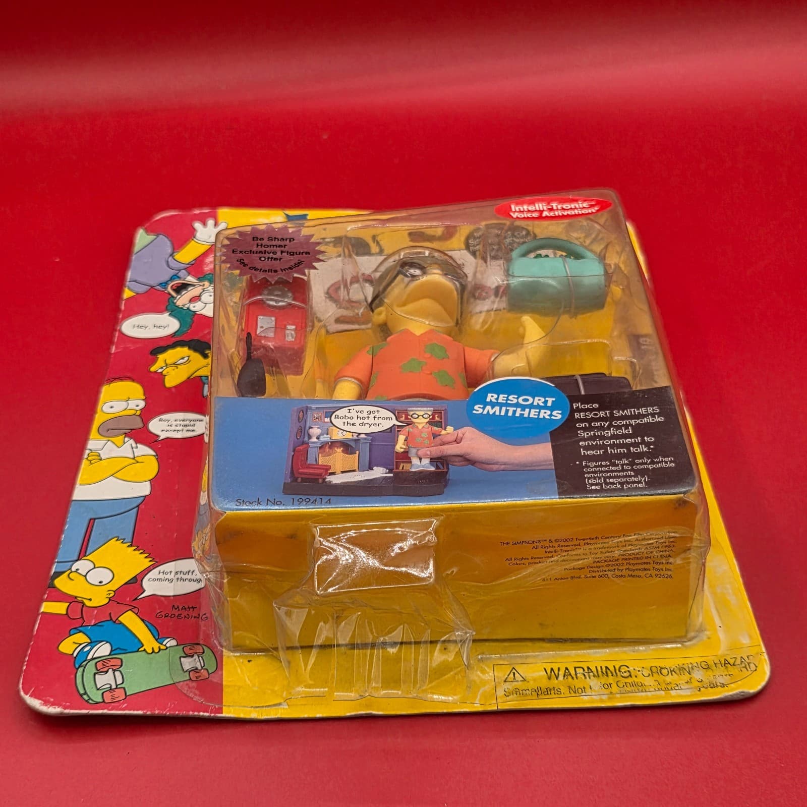Playmates The Simpsons World of Springfield MOC Resort Smithers WOS Series 10 - Thumbnail 6