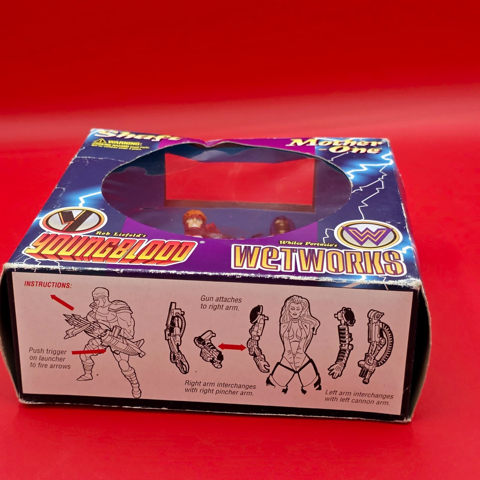 McFarlane Youngblood Shaft Wetworks Mother One Action Figure 2-pack 1995 NEW - Thumbnail 7