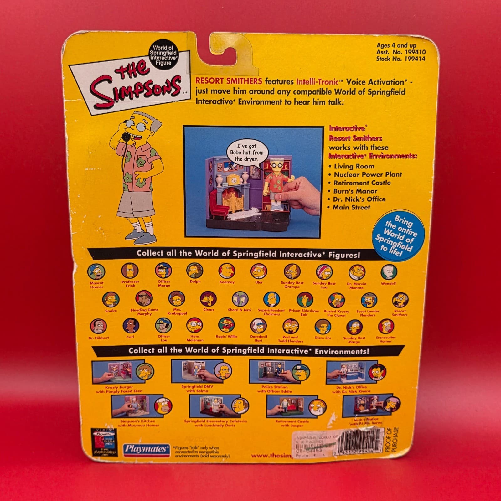 Playmates The Simpsons World of Springfield MOC Resort Smithers WOS Series 10 - Thumbnail 3