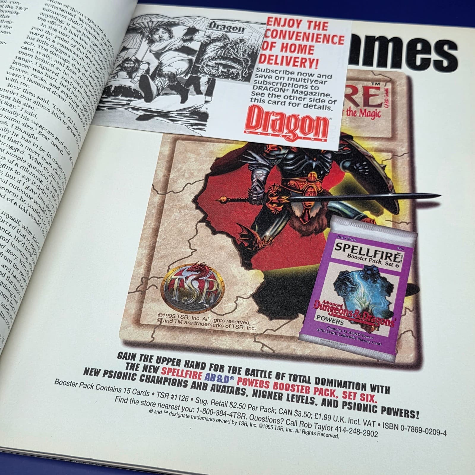 TSR: Dragon Magazine: Issue 221 - Thumbnail 5