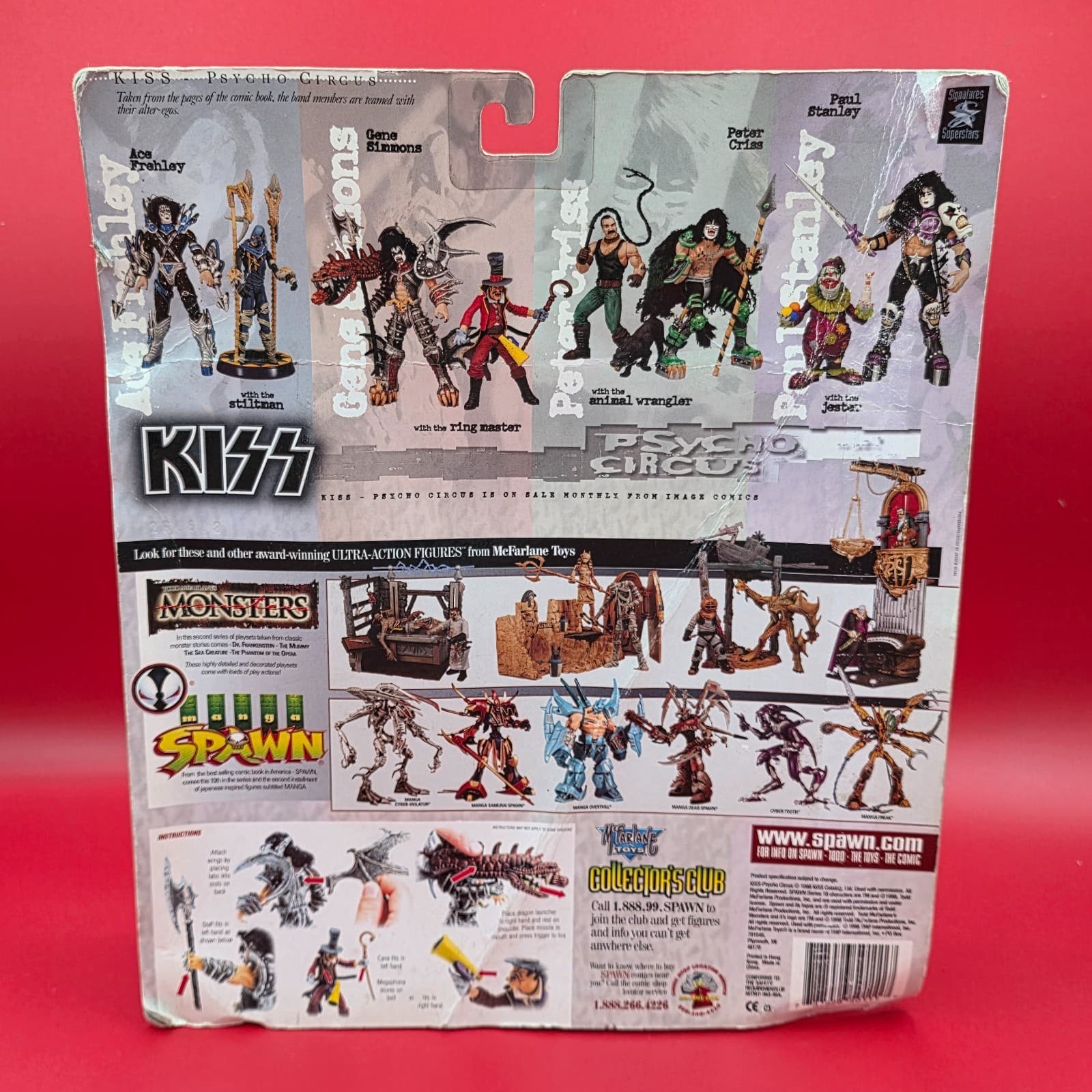 KISS Gene Simmons & The Ring Master Figure Psycho Circus McFarlane BRAND NEW - Thumbnail 4