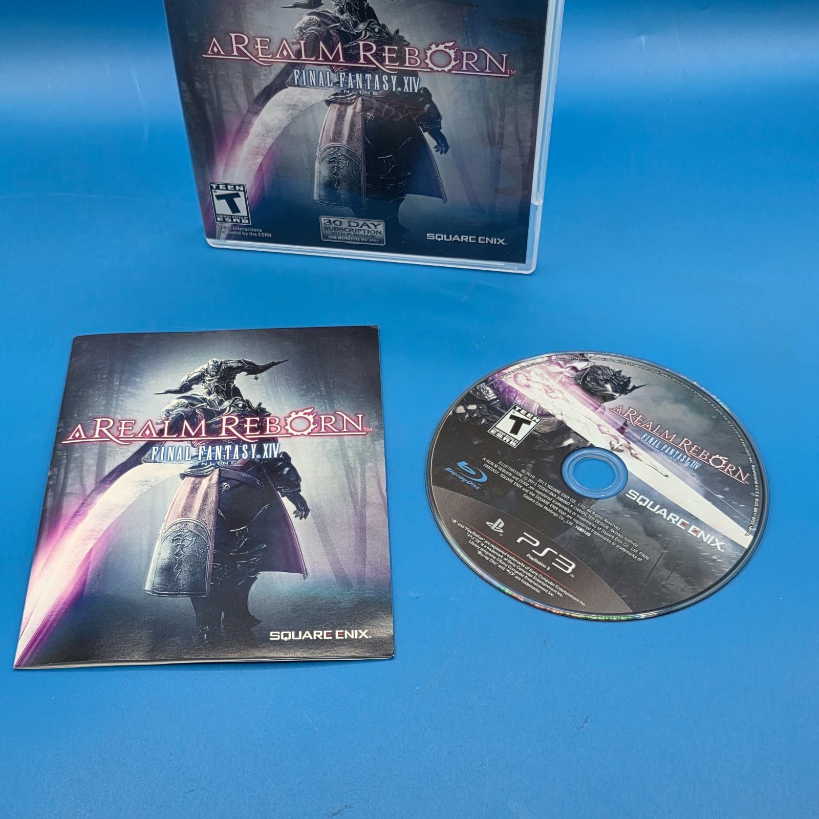 A Realm Reborn Final Fantasy XIV PS3 CIB PlayStation 3 Complete W Manual Tested - Thumbnail 2