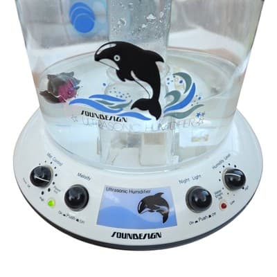 Vintage Mid Century 80s Soundesign Ultrasonic UFO Humidifier Orca Music With Box - Thumbnail 12