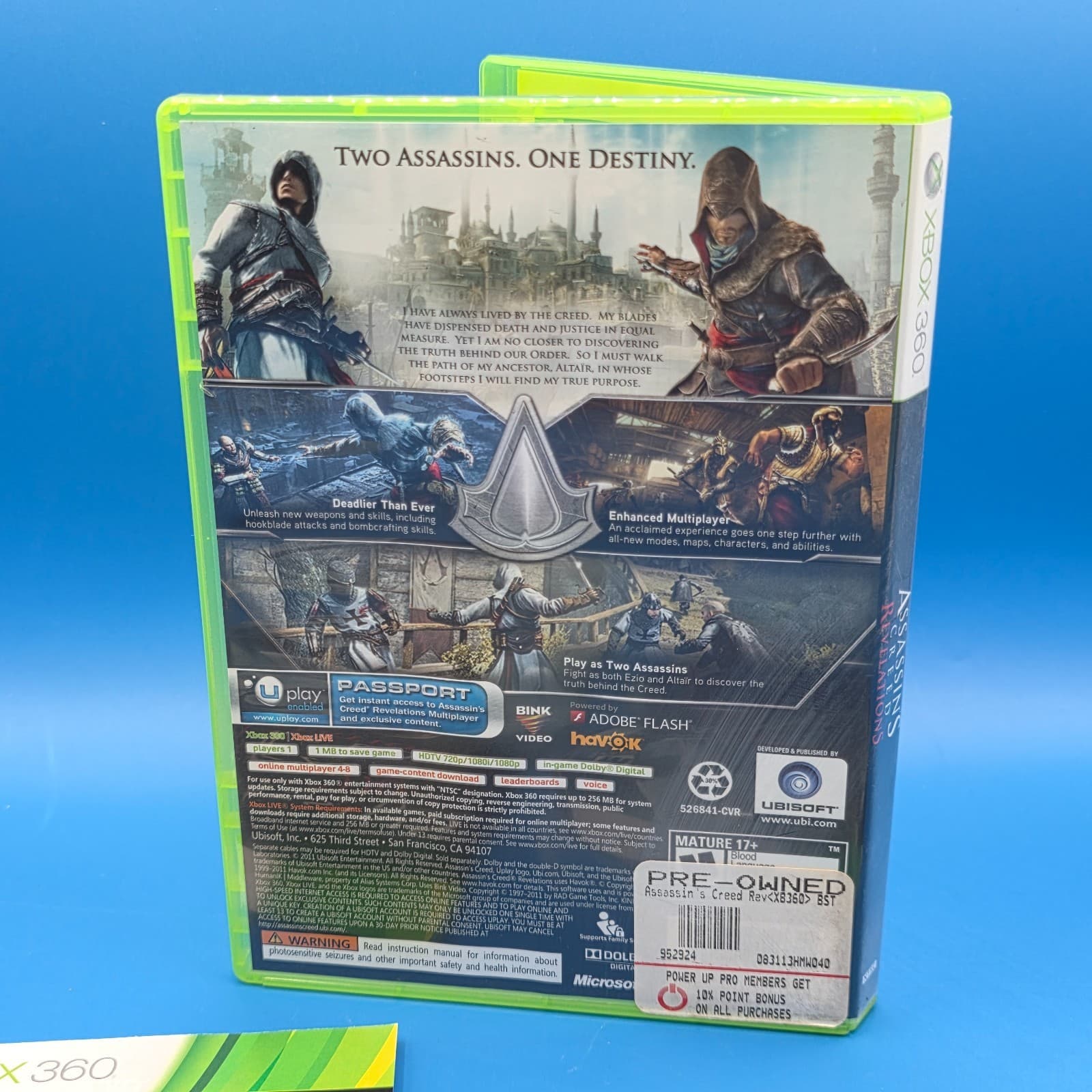 Assassin's Creed: Revelations (Microsoft Xbox 360, 2011) - Tested - Thumbnail 4
