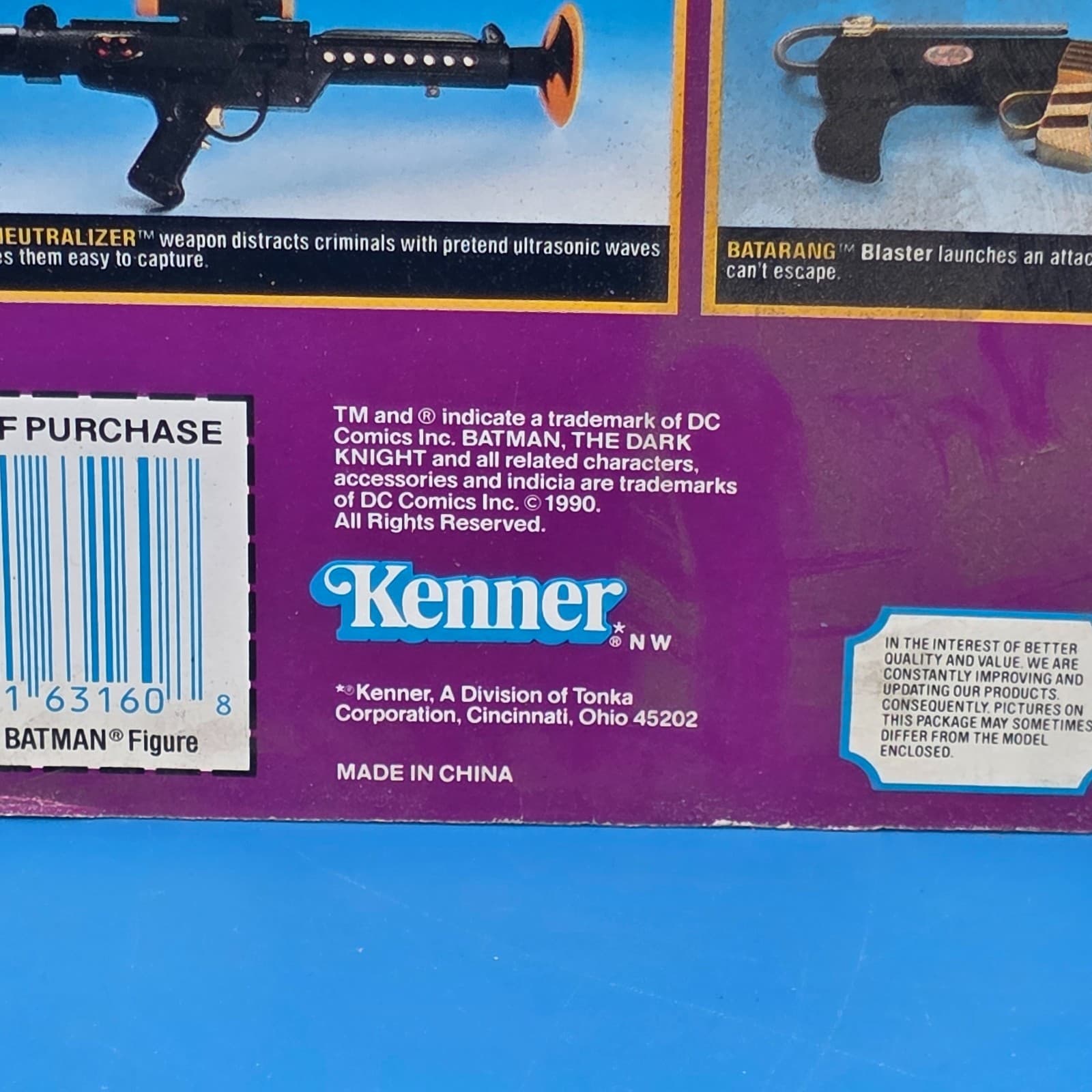 Kenner 1990 Batman The Dark Knight Collection Iron Winch Batman Action Figure - Thumbnail 5