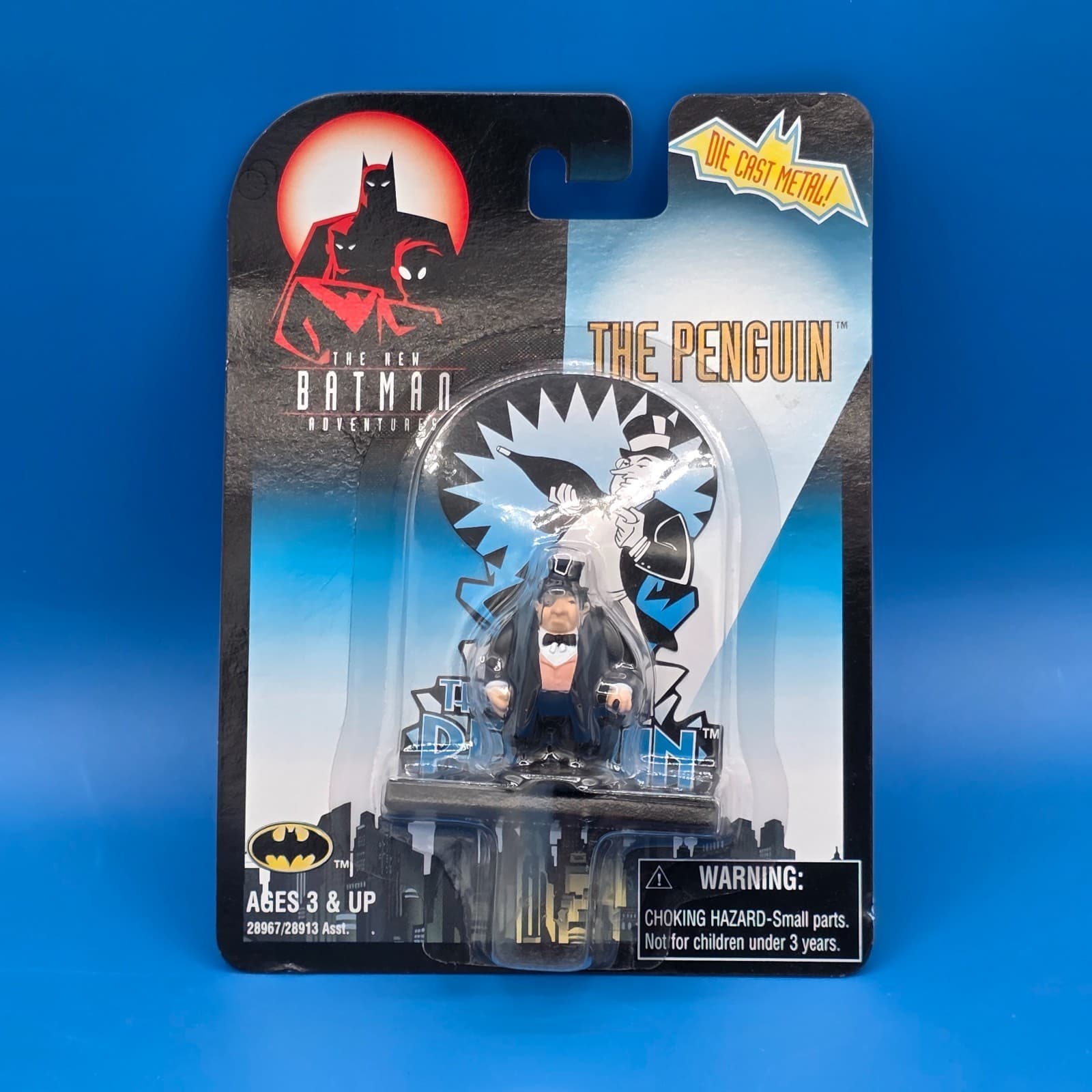 Kenner 1997 New Batman Adventures The Penguin 2.5" Die Cast Figure Sealed - Thumbnail 2