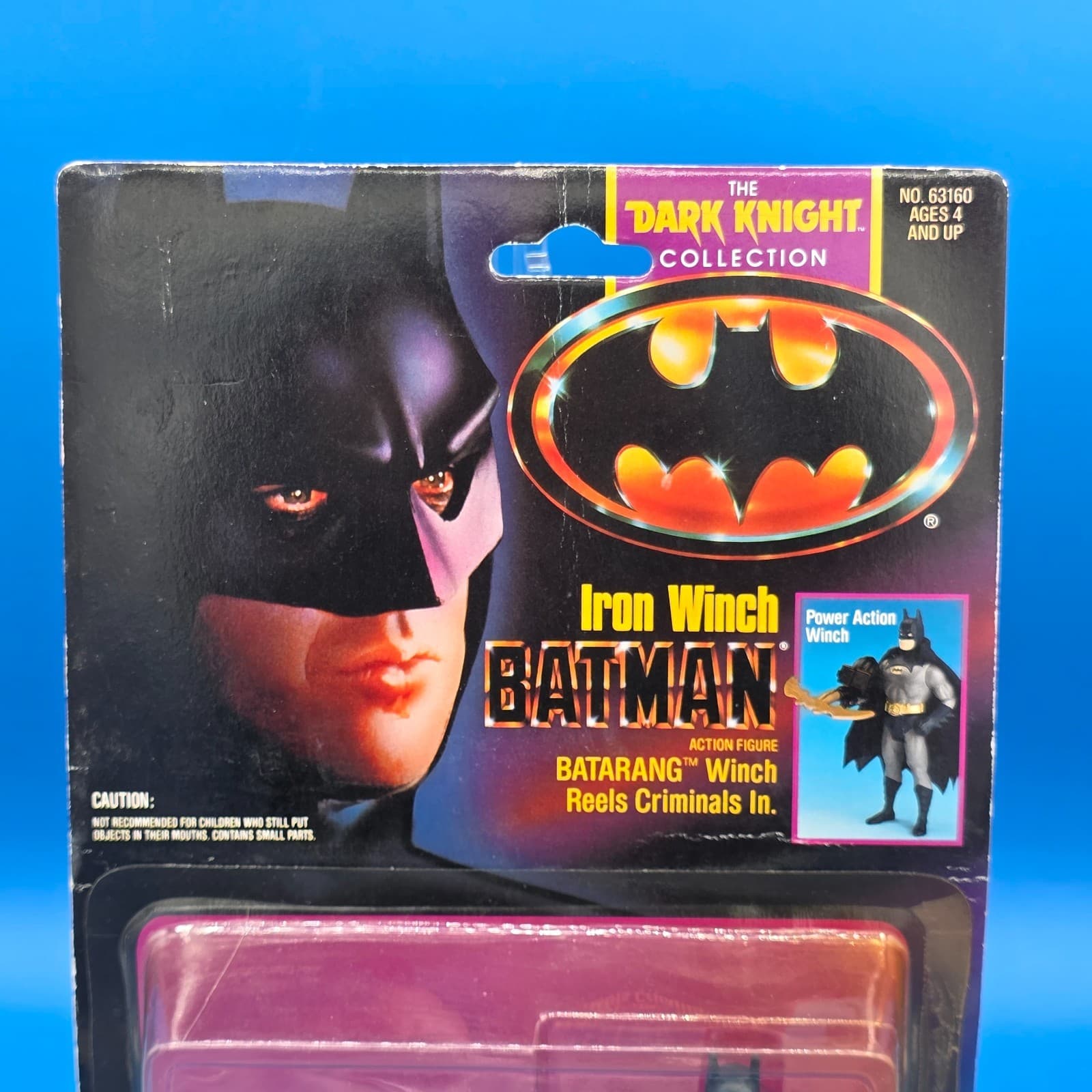 Kenner 1990 Batman The Dark Knight Collection Iron Winch Batman Action Figure - Thumbnail 7