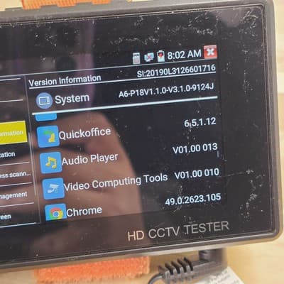 Avycon AIVO-40T4KP 4" HD Touch Screen Display Network Wristband Tester - Thumbnail 5