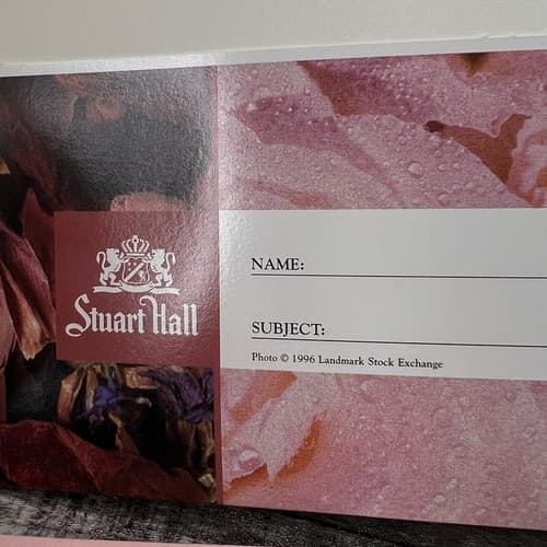 Vintage 1996 Stuart Hall Cats Kittens on a Dresser Pink Folder - Thumbnail 6