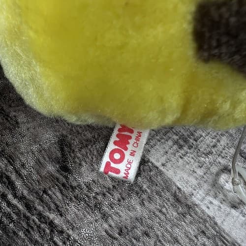 Vintage TOMY Pokemon Pikachu Vibrating Plush China Nintendo Pull-String 6 inch - Thumbnail 8