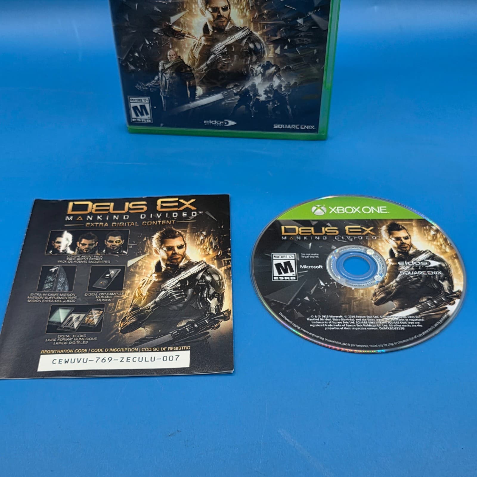 Deus Ex: Mankind Divided (Day One Edition) - Xbox One - Complete/CIB - Thumbnail 2