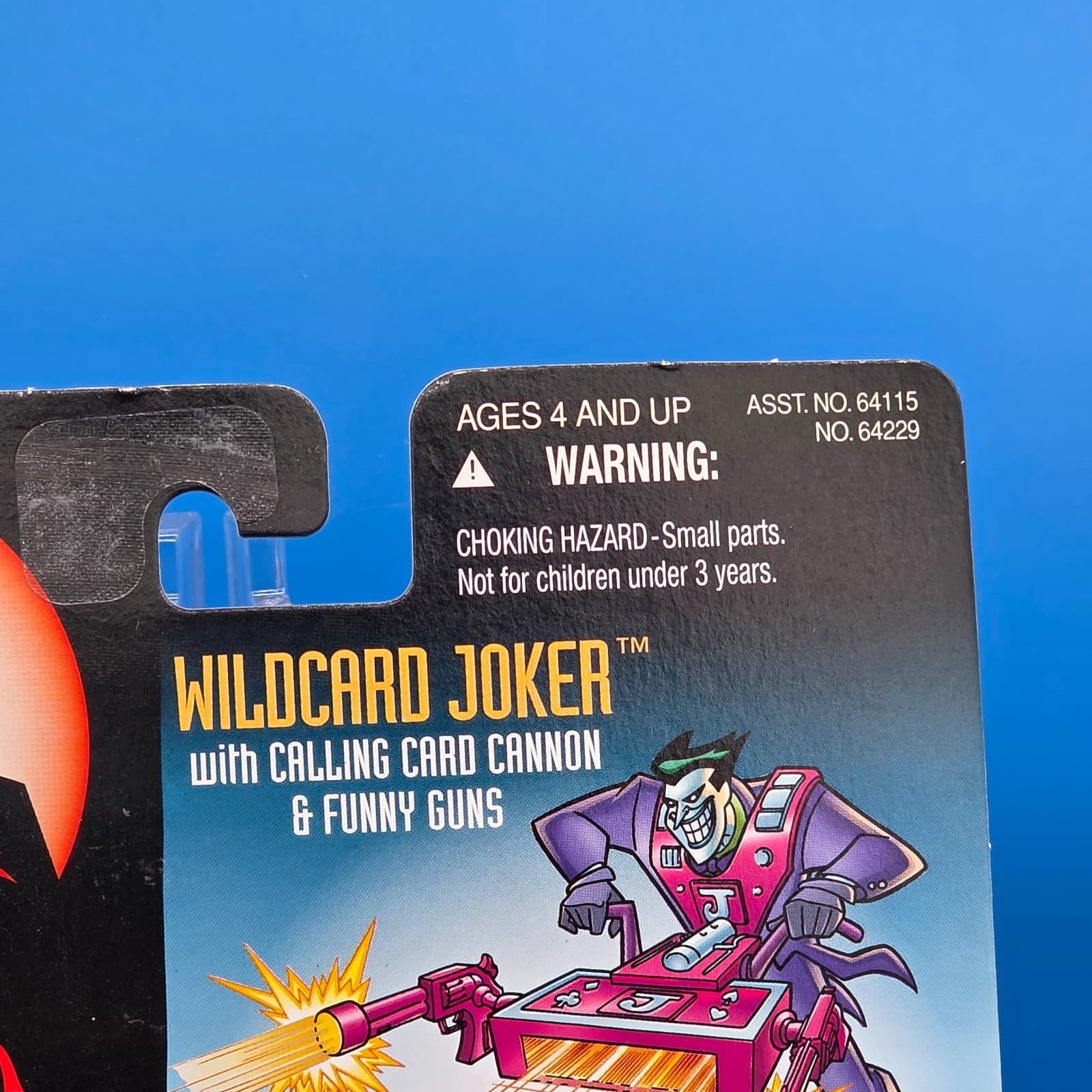 1998 The New Batman Adventures Wildcard Joker Action Figure Crime Solver Kenner - Thumbnail 4