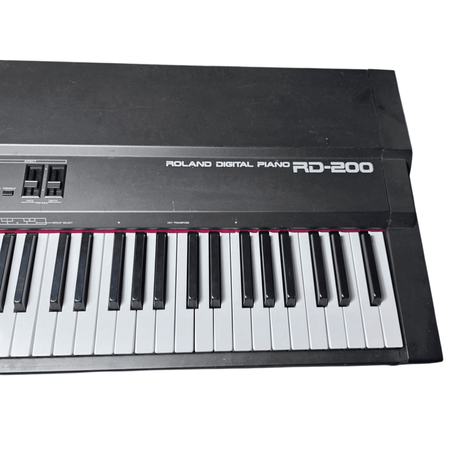 FOR PARTS/REPAIR Vintage Roland Rd-200 Digital Stage Piano 76 Key w/ Hard Case - Thumbnail 4