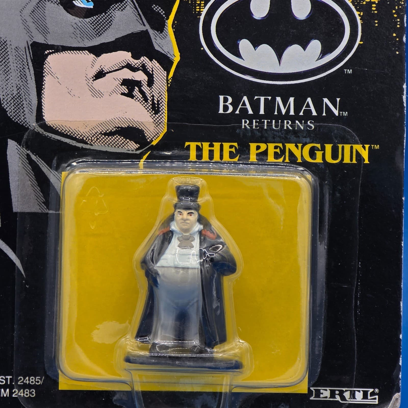 Vintage 1991 Ertl Batman Returns The Penguin Diecast Figure MOC - Thumbnail 5