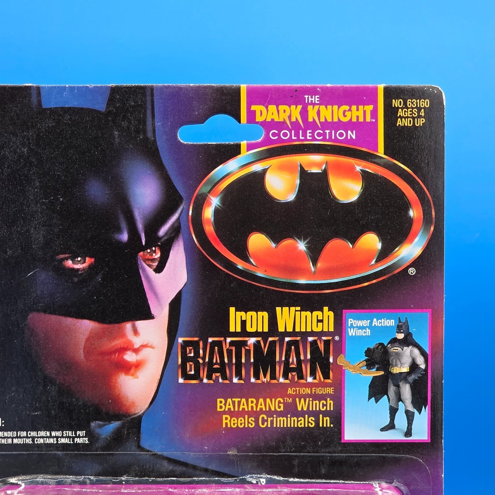 Kenner 1990 Batman The Dark Knight Collection Iron Winch Batman Action Figure - Thumbnail 3