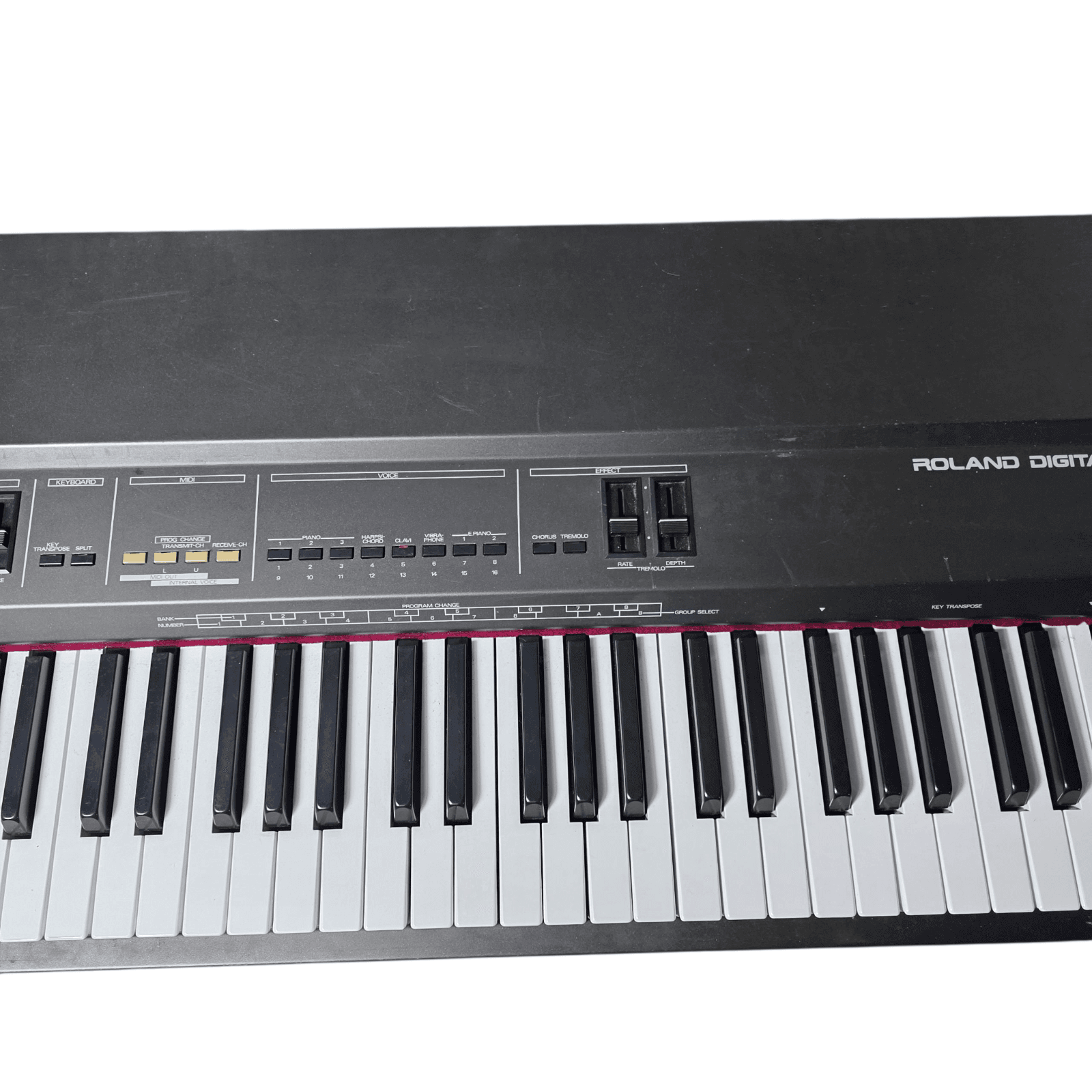FOR PARTS/REPAIR Vintage Roland Rd-200 Digital Stage Piano 76 Key w/ Hard Case - Thumbnail 3