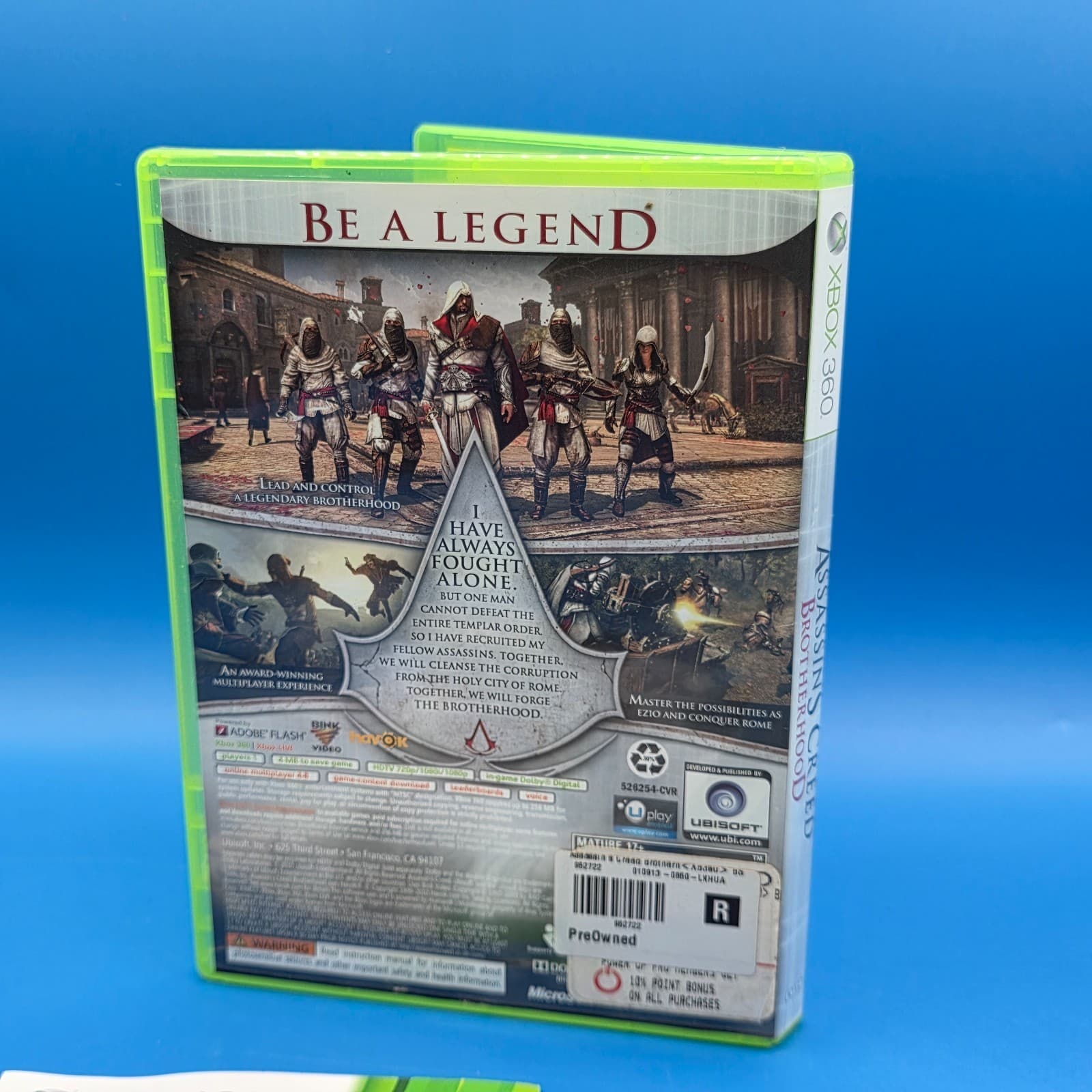 Assassins Creed Brotherhood Xbox 360 Game - Thumbnail 3