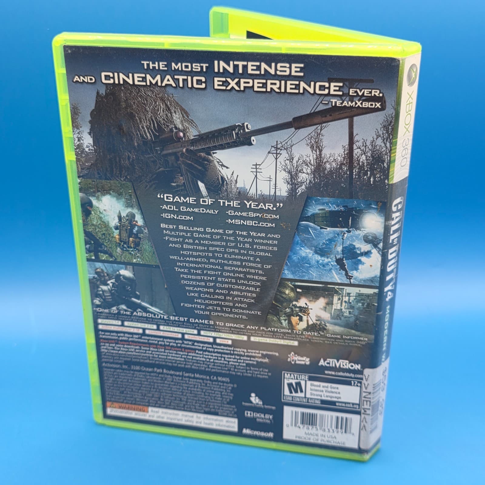 Call of Duty 4: Modern Warfare Game of the Year Edition Xbox 360 - No Manual - Thumbnail 4