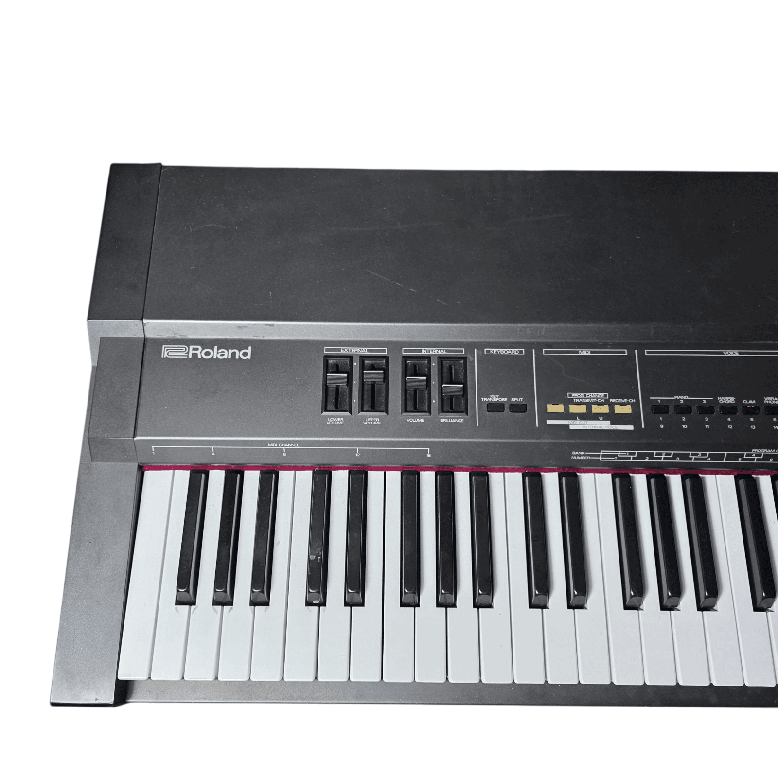 FOR PARTS/REPAIR Vintage Roland Rd-200 Digital Stage Piano 76 Key w/ Hard Case - Thumbnail 2