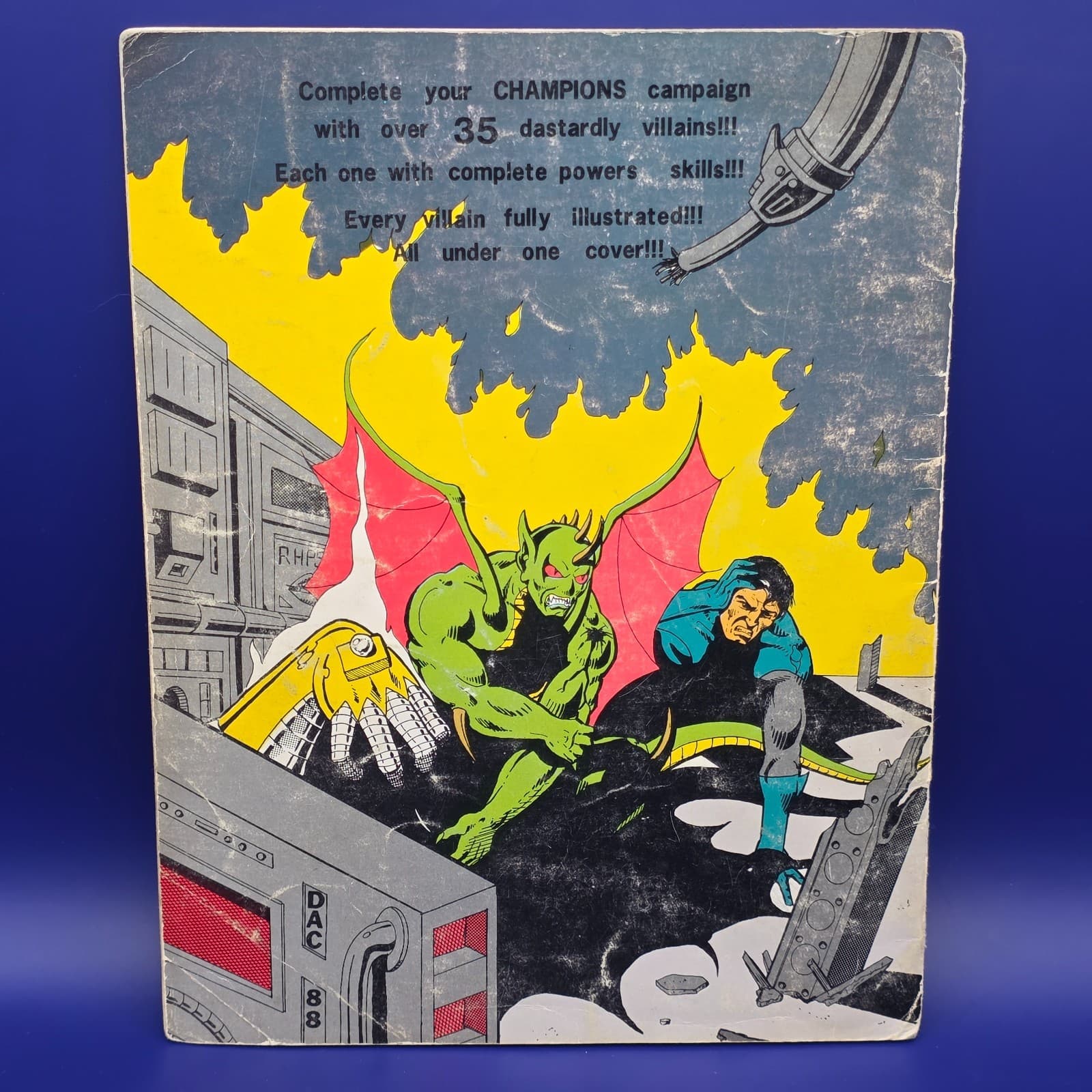 1982 Heroes Games, Supervillains For Champions The Superhero RPG Manual, Enemies - Thumbnail 3
