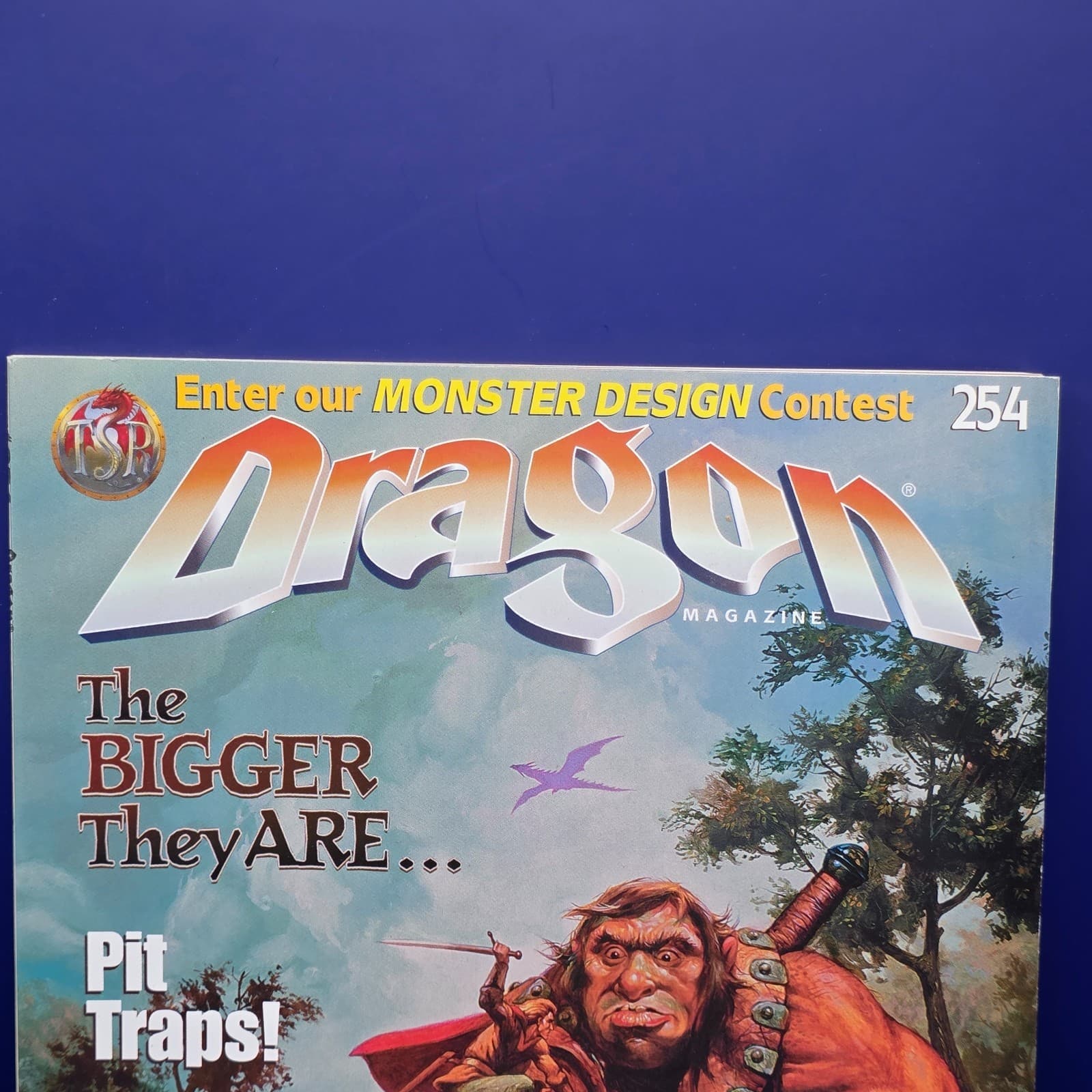 TSR Dragon Magazine #254 "Giants, Pit Traps!, Are you Proficient" - Thumbnail 2