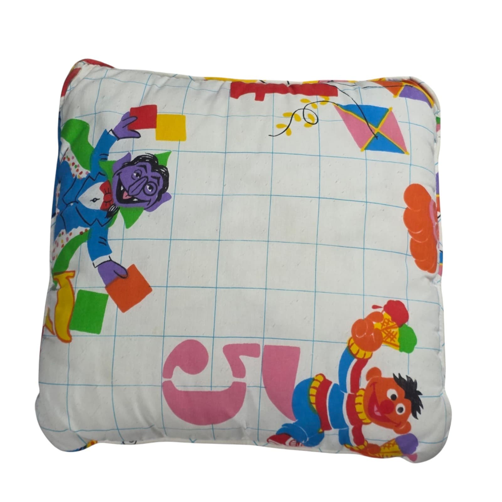 VTG Sesame Street Muppets Numbers Kids Twin Comforter & Pillow by JP Stevens - Thumbnail 9
