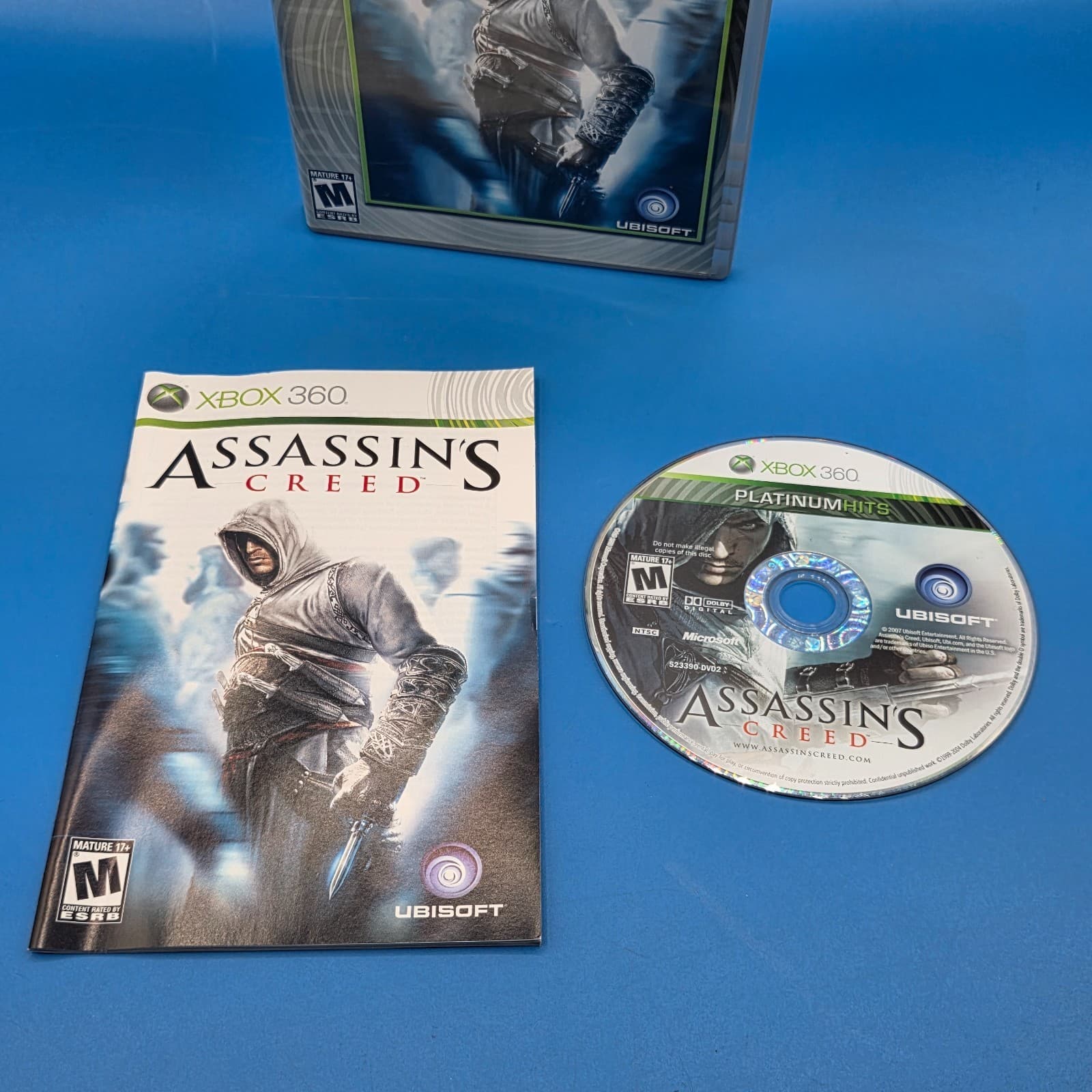 Assassins Creed Platinum Hits Microsoft Xbox 360 CIB Complete Tested - Thumbnail 4