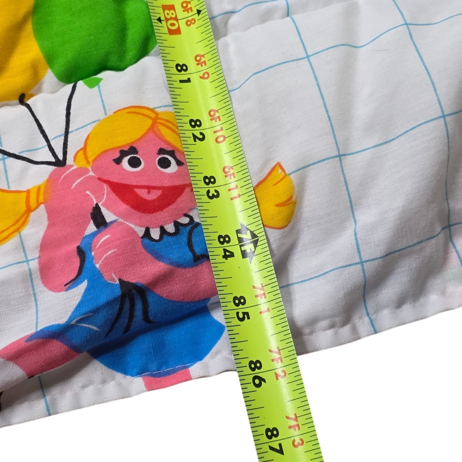 VTG Sesame Street Muppets Numbers Kids Twin Comforter & Pillow by JP Stevens - Thumbnail 3