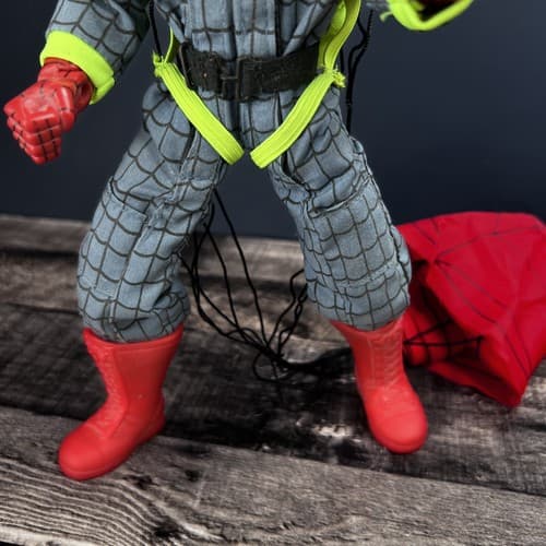 SPIDERMAN "ADVENTURE HERO" Bungee Jump Spider Man figure by Toy Biz 2003 Ottimo - Thumbnail 3