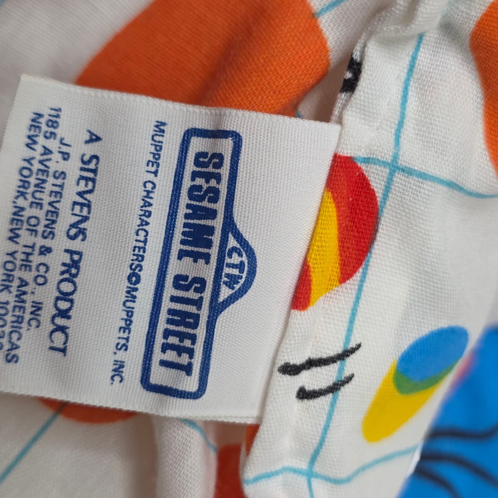 VTG Sesame Street Muppets Numbers Kids Twin Comforter & Pillow by JP Stevens - Thumbnail 7