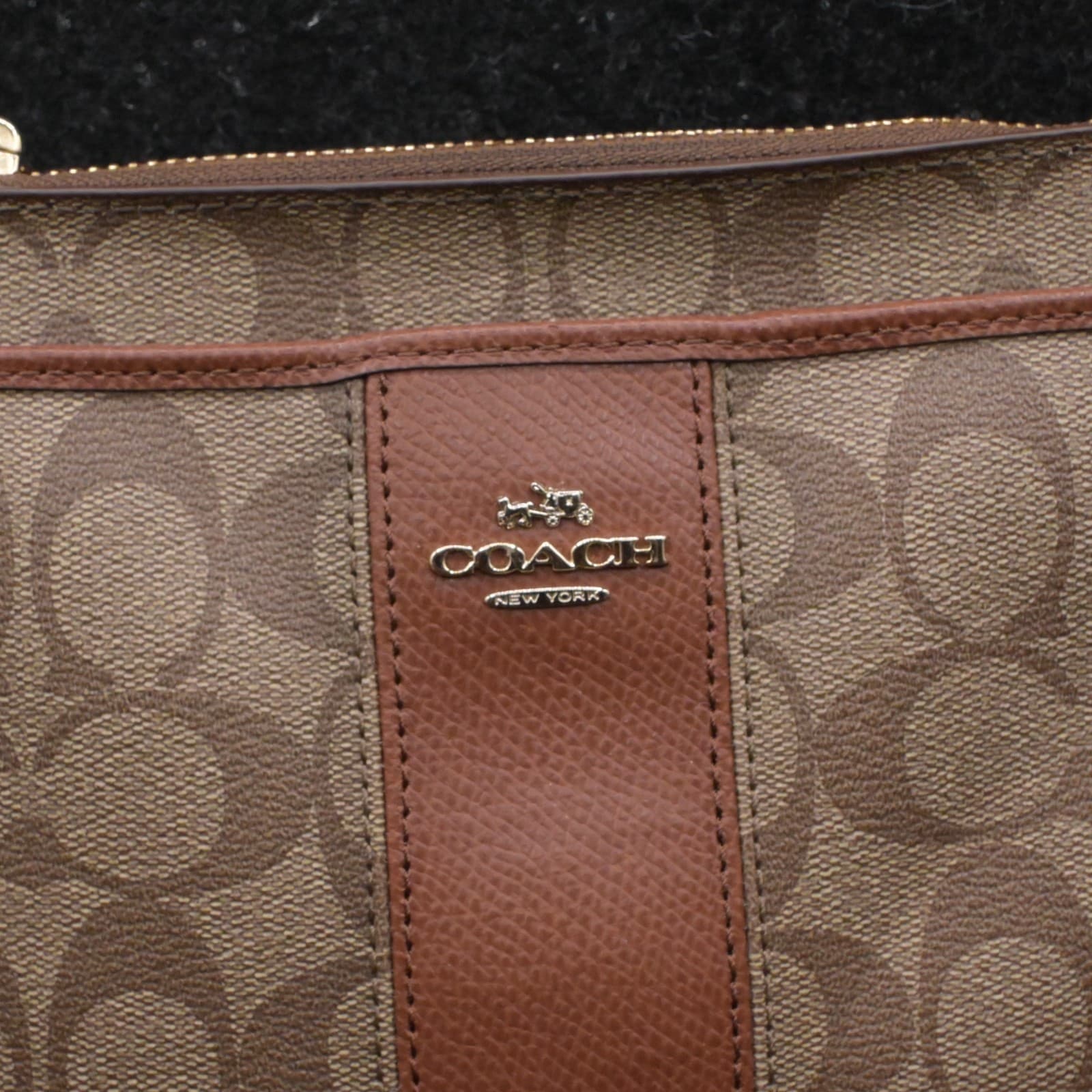 COACH Signature Shoulder Bag Crossbody Sling F52856 - Thumbnail 3