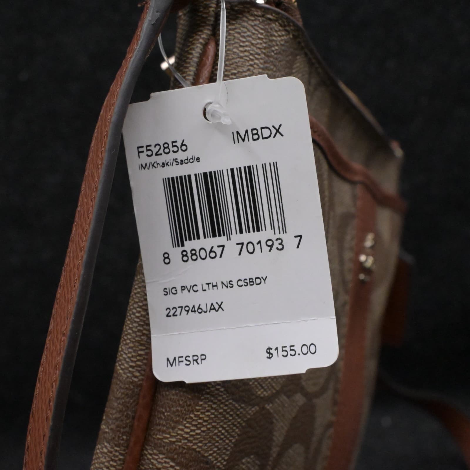 COACH Signature Shoulder Bag Crossbody Sling F52856 - Thumbnail 4